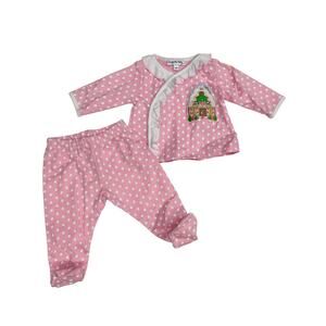 NWT (Please Read) Magnolia Baby NB Gingerbread Fun Footie Set